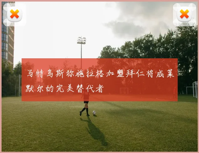 马特乌斯称施拉格加盟拜仁将成莱默尔的完美替代者